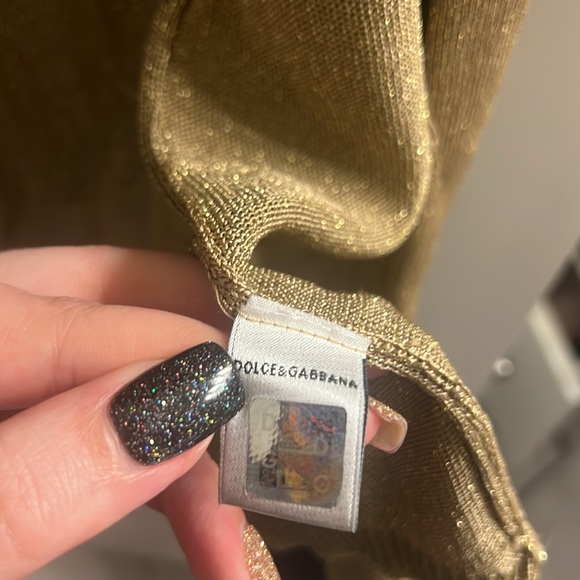 Dolce and Gabanna gold sweater - Picture 6 of 8
